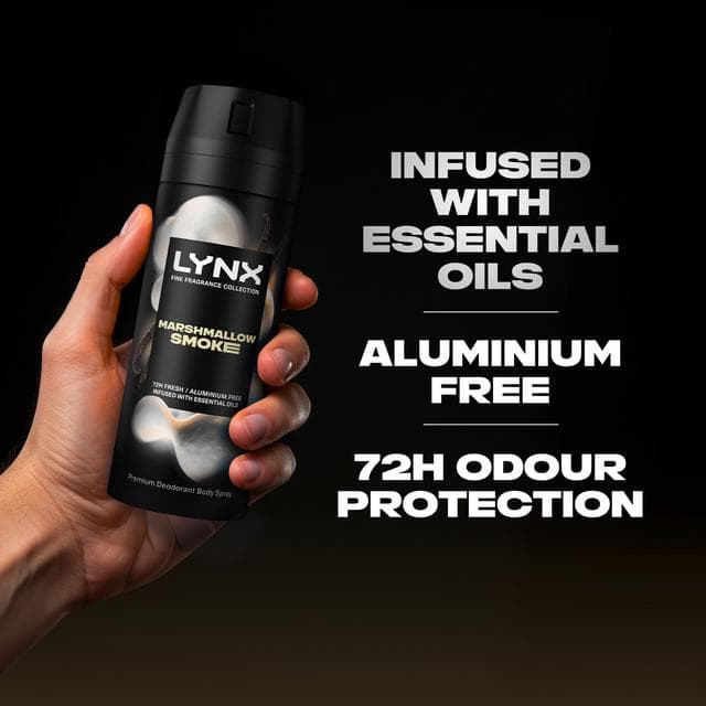 Lynx 150ml FIFA Fine Fragrance Collection Marshmallow Smoke Premium Body Spray, Limited Edition - gallery image 4