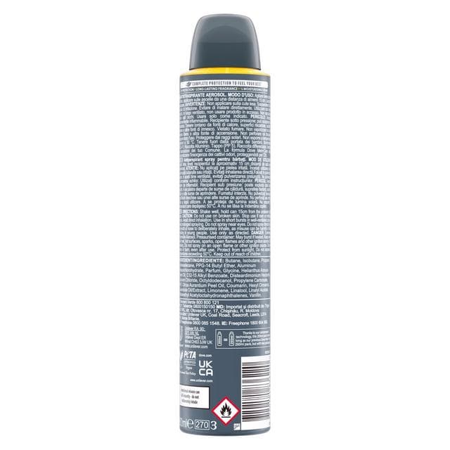 Dove Men+Care 200ml Advanced Active Comfort Antiperspirant Aerosol Deodorant Spray, FIFA Limited Collection - gallery image 6