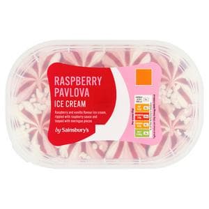 Sainsbury's 900ml Raspberry Pavlova Ice Cream