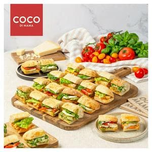 Coco di Mama Sourdough Ciabatta Sharing Platter (24 Pieces)