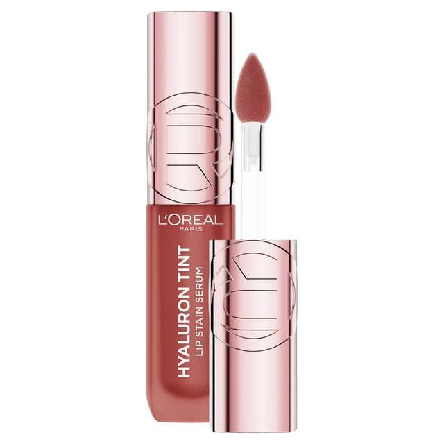 L'Oréal Paris Lip Stain Serum Hyaluron Tint Upto 2x More Hydrated 640 Tea Time 5ml - gallery image 1