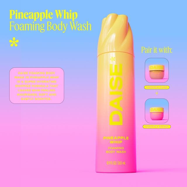 Daise 265ml Pineapple Whip Foaming Body Wash - gallery image 6