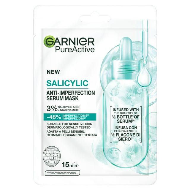 Garnier Pure Active 3% Niacinamide, Salicylic, Aha, Centella Asiatica Anti Imperfection Face Mask - gallery image 1