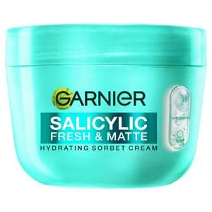 Garnier Salicylic Fresh & Matte, Niacinamide, Centella Asiatica, Hydrating Sorbet Cream