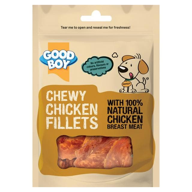Good Boy 70g Chewy Chicken Fillets Dog Treats - gallery image 1