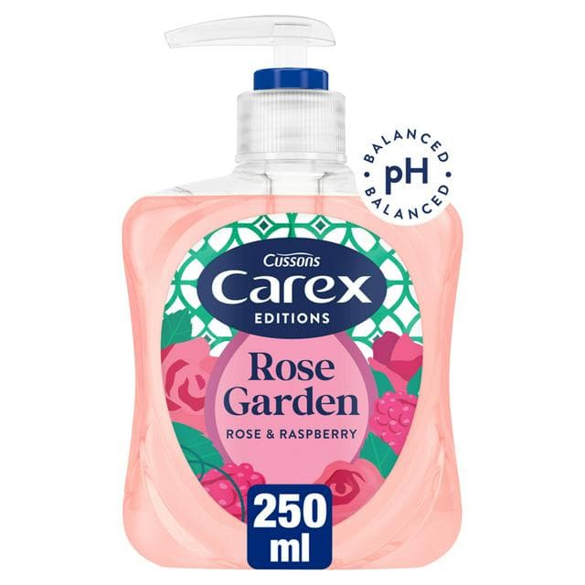 Carex 250ml Editions Rose Garden Rose & Raspberry Antibacterial Hand Wash - gallery image 1