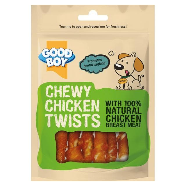 Good Boy 70g Chewy Chicken Twists Dog Treats - gallery image 1