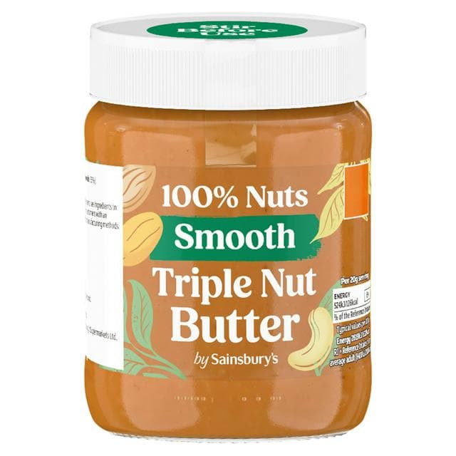 Sainsbury's 340g Triple Nut Butter - gallery image 1