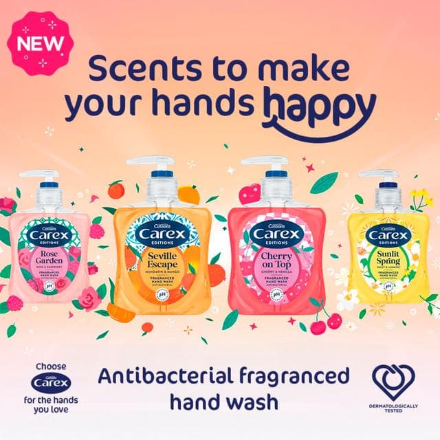 Carex Editions 250ml Seville Escape Mandarin & Mango Antibacterial Hand Wash - gallery image 5