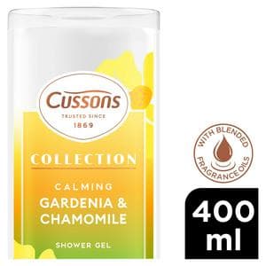 Cussons Collection 400ml Calming Gardenia & Chamomile Shower Gel