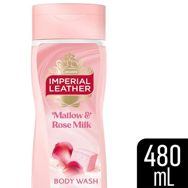 Imperial Leather 480ml Mallow & Rose Milk Body Wash - gallery image 1