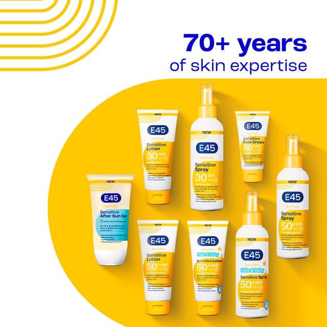 E45 50ml Sun Care 50+ SPF Sensitive Face Cream - gallery image 3