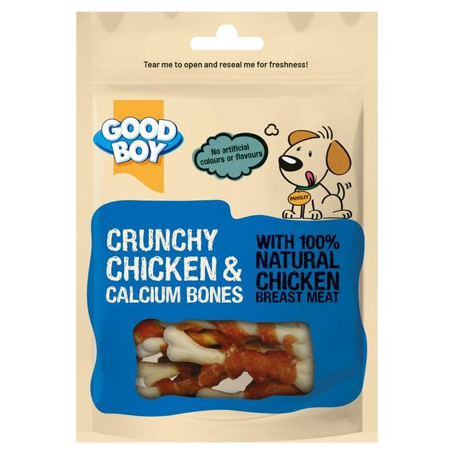 Good Boy 90g Crunchy Chicken & Calcium Bones Dog Treats - gallery image 1