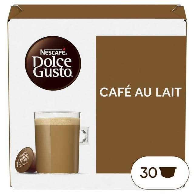 Nescafé Dolce Gusto Cafe Au Lait Coffee Pods x30 - gallery image 1