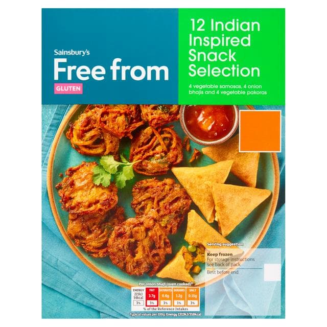 Sainsbury's Free From 12 x Indian Inspired Snack Selection 240g - gallery image 1