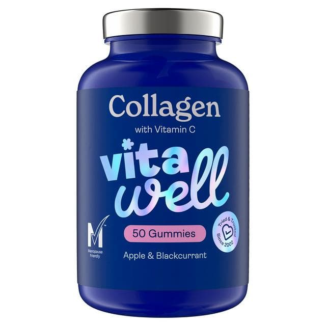 Vitawell 50 x Collagen Apple & Blackcurrant Gummies - gallery image 1
