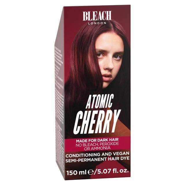 Bleach London 150ml Atomic Cherry Semi Permanent Hair Dye - gallery image 1