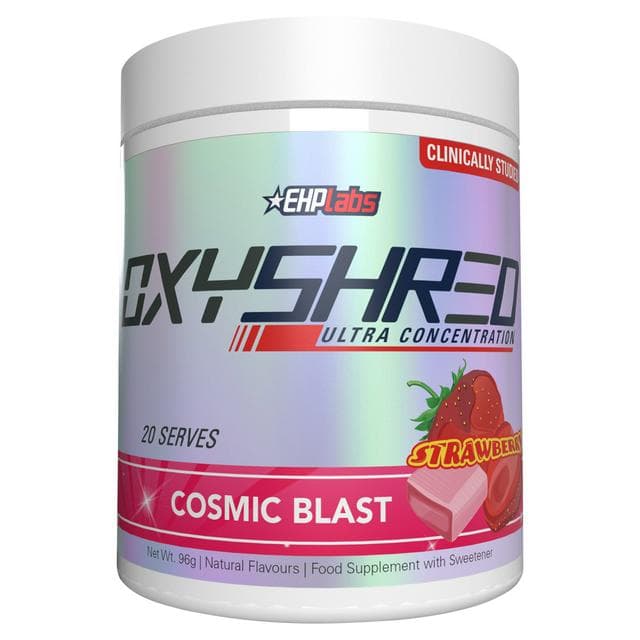 EHP Labs 96g Oxyshred Ultra Concentration Strawberry Cosmic Blast - gallery image 1