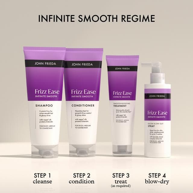 John Frieda 250ml Frizz Ease Infinite Smooth Shampoo - gallery image 4