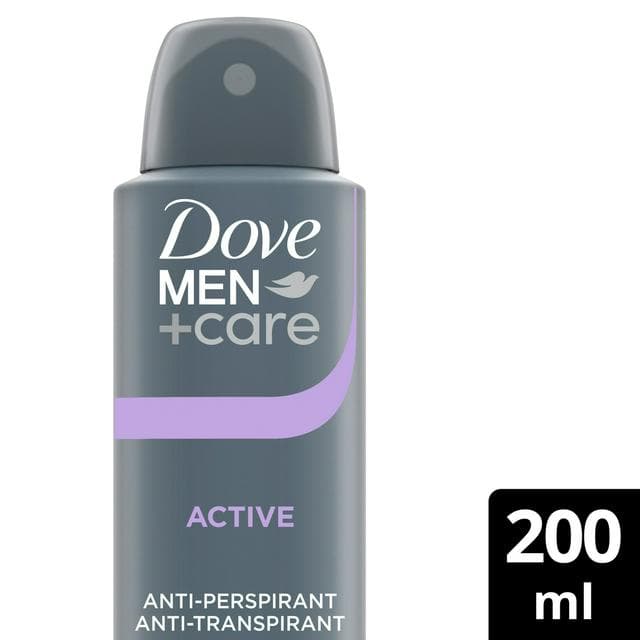 Dove Men+Care 200ml Active Antiperspirant Aerosol Deodorant Spray, FIFA Limited Collection - gallery image 1