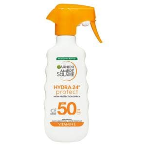 Garnier Ambre Solaire 270ml SPF 50 Hydra Sun Cream Spray Trigger