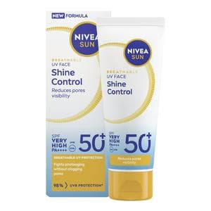 Nivea Sun 40ml Breathable UV SPF50+ Face Shine Control cream