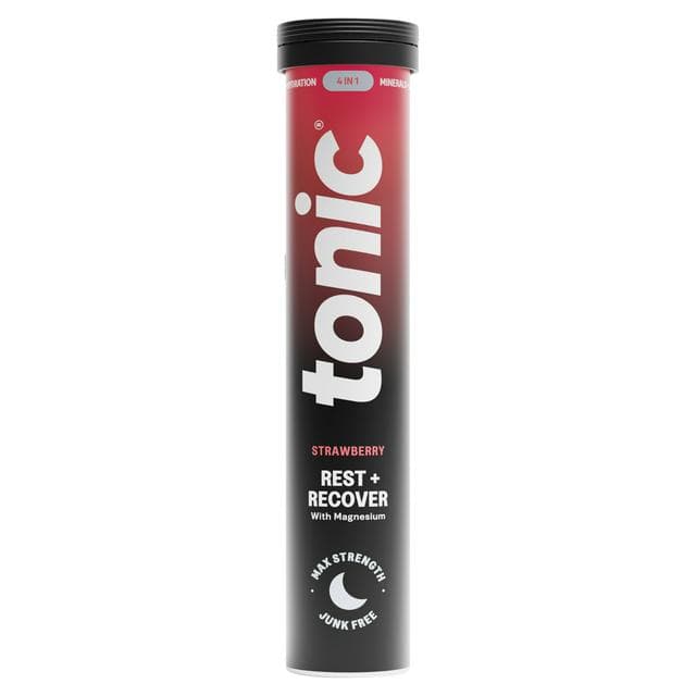Tonic 20 x Rest & Recover Soothing Strawberry Effervescent Tablets - gallery image 1