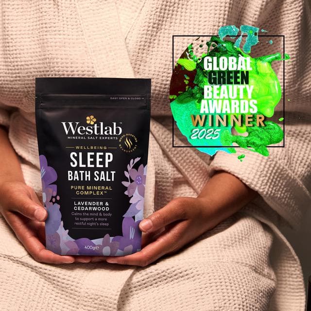 Westlab 400g Lavender & Cedarwood Sleep Wellbeing Bath Salt - gallery image 6