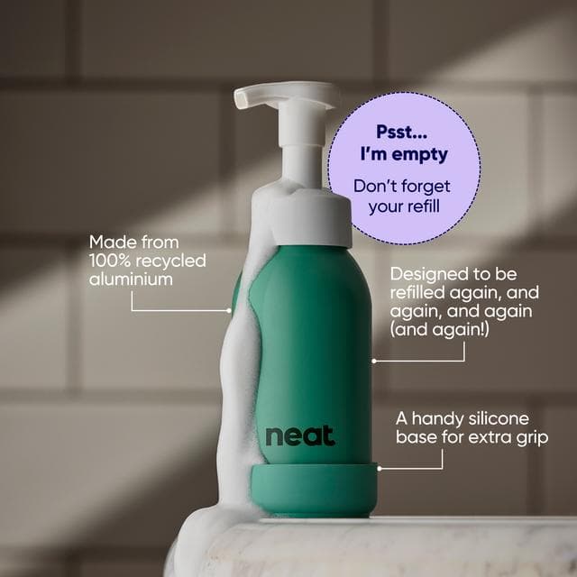 Neat. 300ml Sage Refillable Foaming Hand Wash Dispenser - gallery image 2