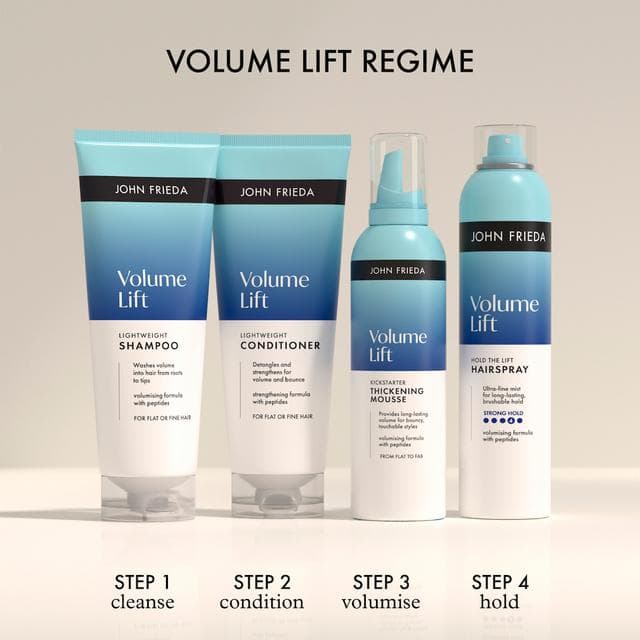 John Frieda 200ml Volume Lift Kickstarter Thickening Mousse - gallery image 5