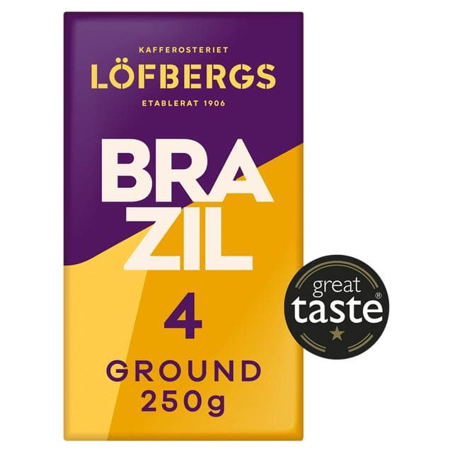 Lofbergs Brazil Single Origin Ground Coffee 250g - gallery image 1