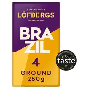 Lofbergs Brazil Single Origin Ground Coffee 250g