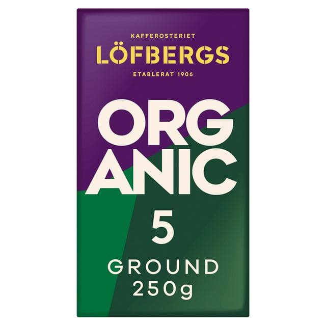 Lofbergs Organic Ground Coffee 250g - gallery image 1