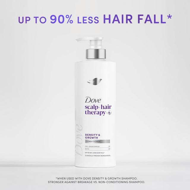 Dove 400ml Scalp + Hair Therapy Density & Growth Conditioner - gallery image 3