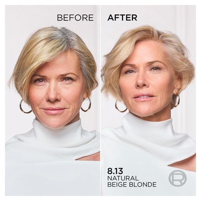L'Oréal Paris Excellence Age Perfect Nudes 8.13 Natural Beige Blonde Permanent Hair Dye - gallery image 3