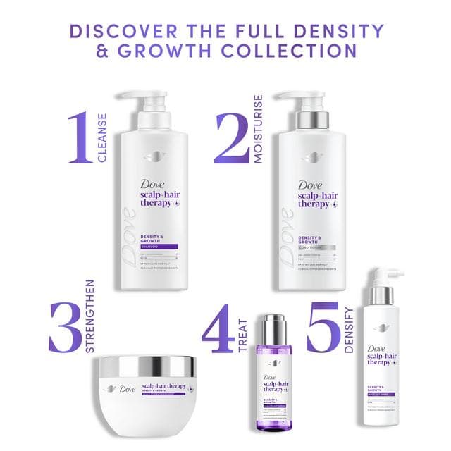 Dove 250ml Scalp + Hair Therapy Density & Growth Shampoo - gallery image 6