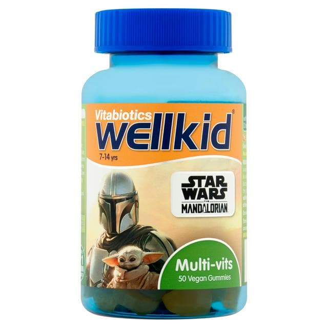 Wellkid 50 x Multi-Vits 7 to 14 Years Vegan Gummies - gallery image 1