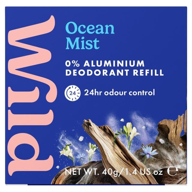 Wild 40g Ocean Mist Natural Stick Deodorant Refill - gallery image 1