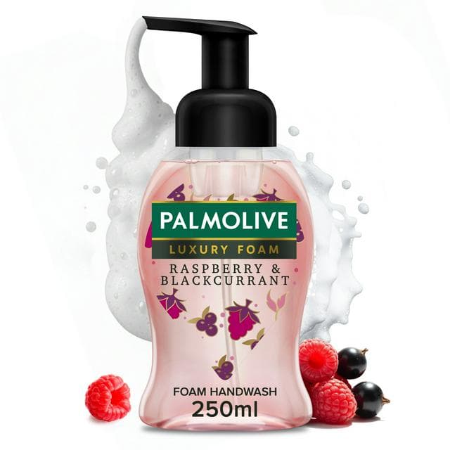 Palmolive 250ml Raspberry & Blackcurrant Luxury Foam Handwash Soap - gallery image 1