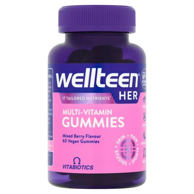 Wellteen 60 x Her Mixed Berry Flavour Vegan Gummies - gallery image 1