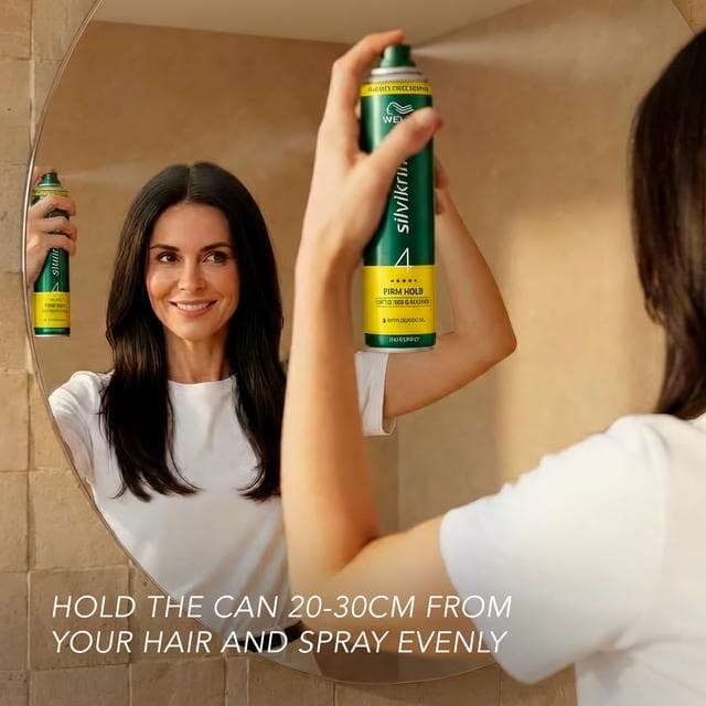 Wella 75ml Silvikrin Firm Hold Hairspray - gallery image 3
