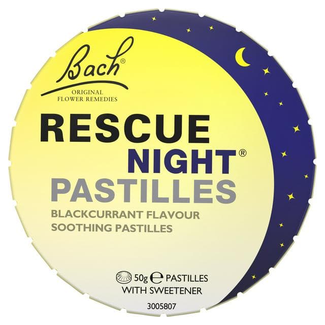 Bach Rescue Blackcurrant Flavour Night Soothing Pastilles - gallery image 1