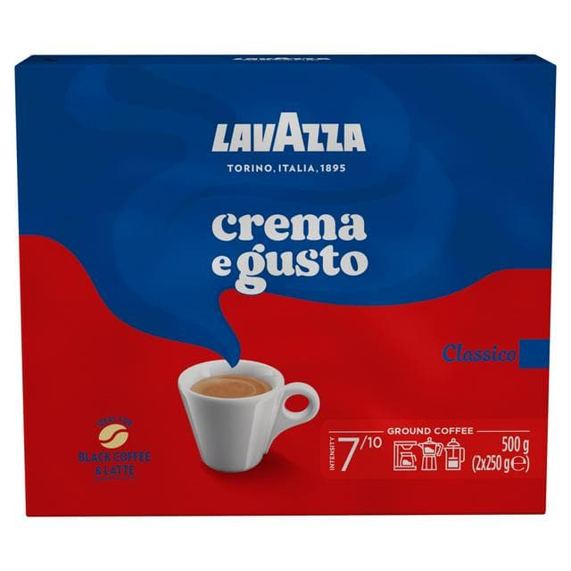 Lavazza Crema e Gusto Classico 2 x 250g Ground Coffee - gallery image 1