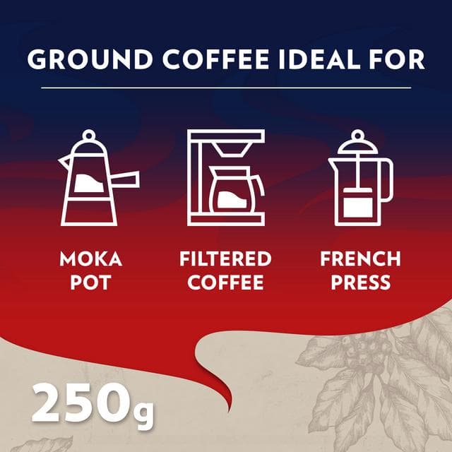 Lavazza Crema e Gusto Classico 2 x 250g Ground Coffee - gallery image 2