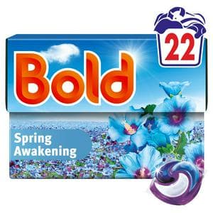 Bold 22 Washes Pods Washing Liquid Capsules