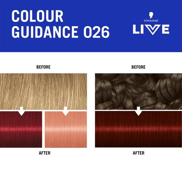 Schwarzkopf 026 Dark Red Live Colour Moment Semi Permanent Hair Dye - gallery image 5