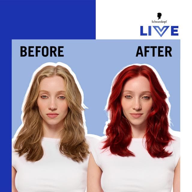 Schwarzkopf 035 Real Red Live Intense Colour Permanent Hair Dye - gallery image 4