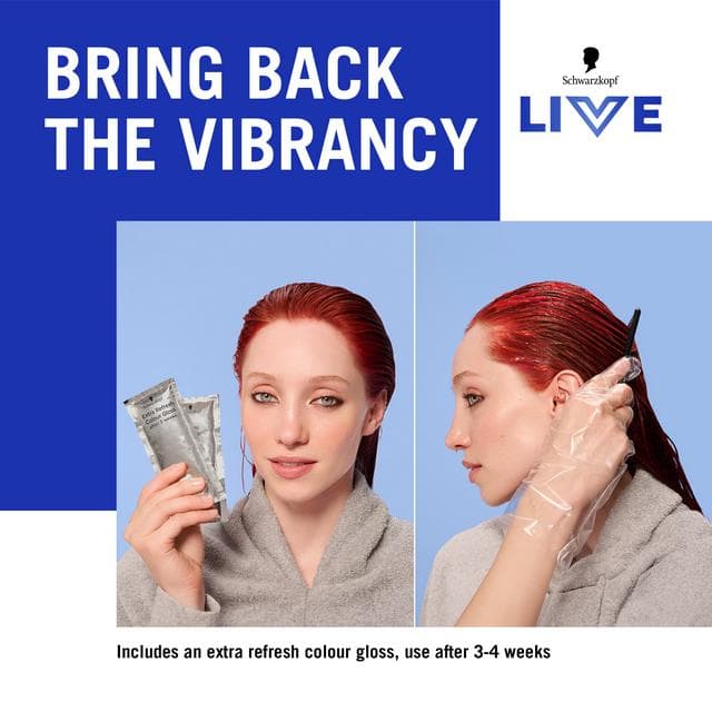 Schwarzkopf 090 Cosmic Blue Live Intense Colour Permanent Hair Dye - gallery image 6