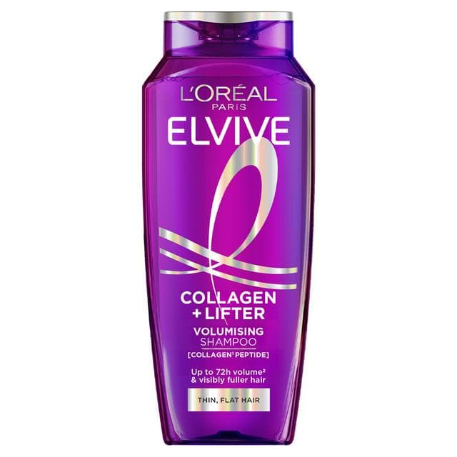 L'Oréal Paris Elvive Collagen + Lifter 250ml Flat Hair Volumising Shampoo - gallery image 1