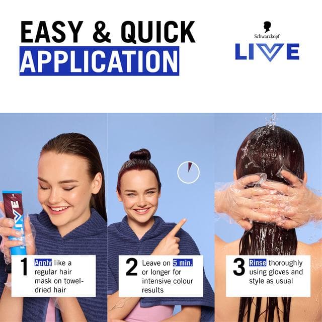 Schwarzkopf Live Go Gloss 150ml Cayenne Copper Colour & Shine Hair Gloss - gallery image 6